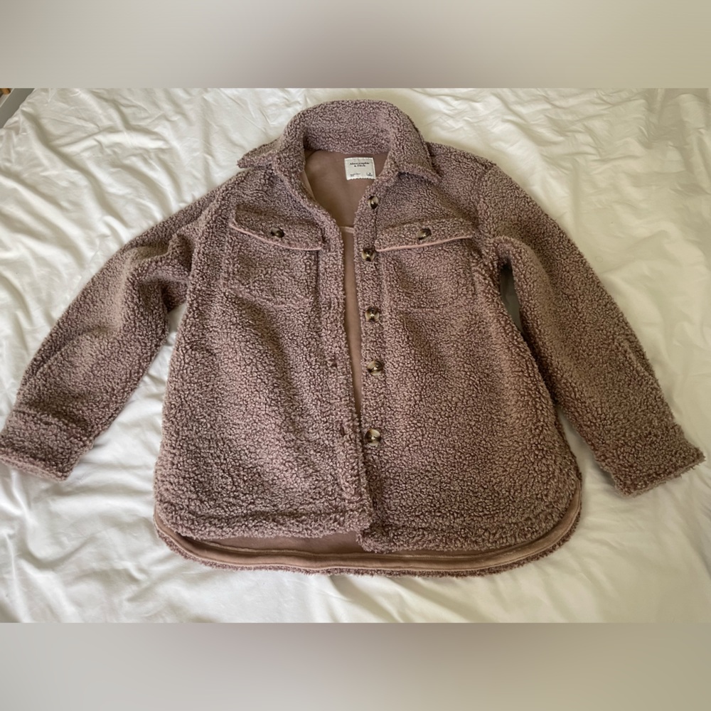 Abercrombie Sherpa Shirt Jacket NWOT